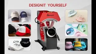 3-in-1 Auto Hat Heat Press with 3pcs