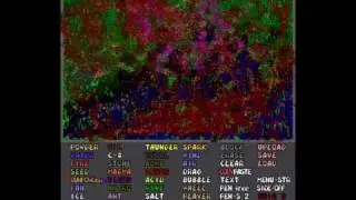 Stable chaos in Powder