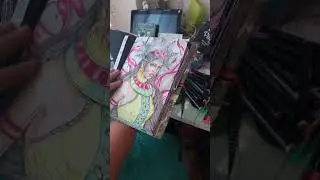 раскраска Тёмная Красота, 3 в 1. Альбом ручной работы.