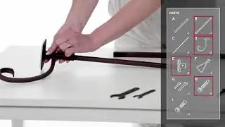 Slim Garland Hanger - Product Assembly