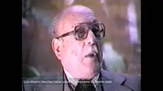 Estuardo Núñez: El origen del Seudónimo de Martín Adán