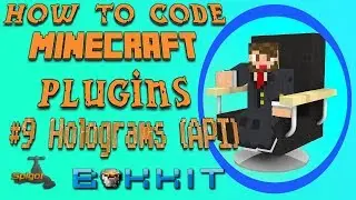 How to make Holograms | Bukkit Plugin Tutorial #9 | Spigot 1.12