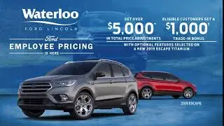 Waterloo Escape Employee Pricing July