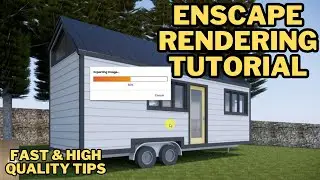 Enscape Rendering Tutorial Fast & High Quality Rendering Tips| FULL TUTORIAL