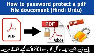 How to lock PDF file without installed any app || PDF पर password कैसे लगाए || 2021 ||