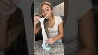 EDIBLE slime ?! 😱 #trending #slime #tutorial #baking #howto ￼