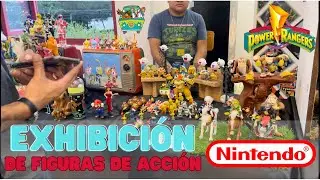 Exhibición de figuras de acción Nintendo, Zelda, DK Power Ranger, Scooby doo colección coleccionismo