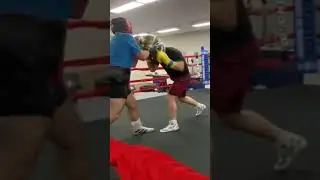 Sparring on a Wednesday night