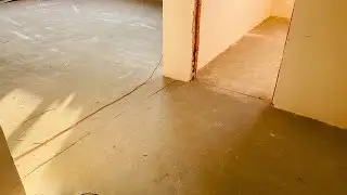 What happened to the semi-dry screed after a month?!