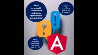 Which command helps in deploying application to external server in Angular #shorts