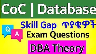 #Database Administration ( DBA ) CoC Exam #Question with #Answers | Video6