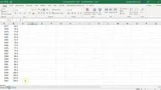 RStudio Lesson #1 Import Data from Excel (CPI data)