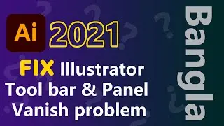 How to find your Illustrator Hidden Tool Bar and  Panel