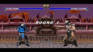 Mugen Mortal Kombat Trilogy Extended Gameplay Cyber Sub zero