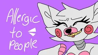 Allergic to People!! // Animation Meme (flash warning) fnaf mangle