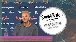 PRESS QUESTION ► Malik Harris (Germany Eurovision 2022)