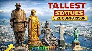 The Tallest Statues in the World (3D Comparison)