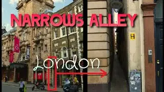 London walking Tour, Narrowest Alley in Brydges Place WC 2.