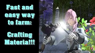 How to farm Crafting Materia fast and Easy - Extract Materia - FFXIV