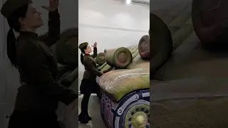 Надувные танки Т-34: Для чего нужна надувная военная техника? #shorts #tank #танки #квадрошоу
