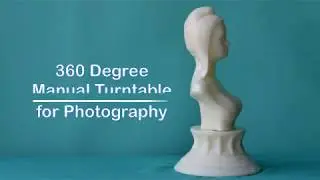 360 Degree Manual Turntable for Photography