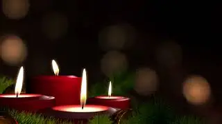 Deep Sleep Music, Deep Relaxing Music, Fall Asleep Fast, Candles background in dark screen, 3 hours
