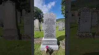 A police inspectors grave #death #scotland #cemetery #visitscotland #gravemarkers