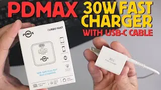 PDMAX 30W USB-C Power Adapter with Cable Unboxing: A Closer Look!