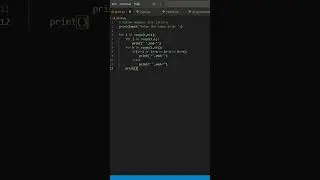 😱😱Brilliant Pattern In Python #coding #youtubeshorts #shorts