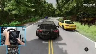 Traffic weaving on tight roads / cop chases in BeamNG