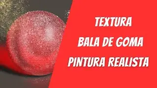 Bala de goma textura - Pintura realista #trending #shortsvideo #shorts #trendingyoutubeshorts