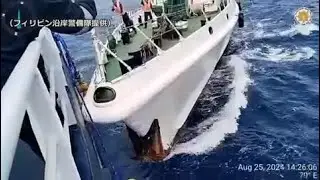 中比船舶、再び衝突　南シナ海のサビナ礁
