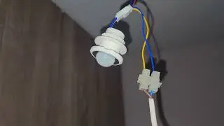 Installing Motion Sensor for Lights Automation