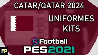PES 2021 - Uniformes/kits Catar/Qatar (24) Xbox