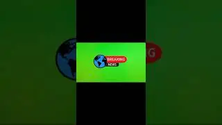 Green screen Breaking news effects | 