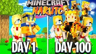 I Survived 100 Days in NARUTO Minecraft... This is What Happened