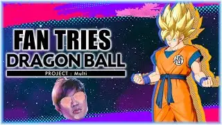 FAN TRIES NEW DRAGON BALL MOBA! (PROJECT MULTI)