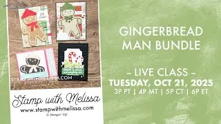 🔴 LIVE: Stampin' Up! Gingerbread Man Bundle