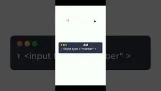 HTML input all input types 