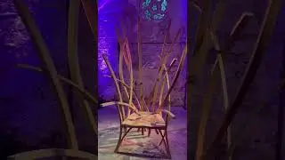 A story chair at Newcastle Cathedral 