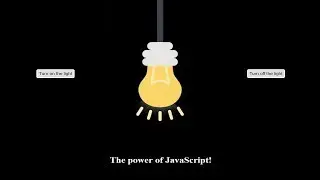 Simple JavaScript Program - Turn On/Off Light
