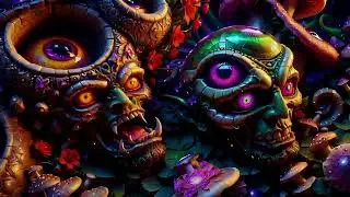 AI Manifest: 2-Hour Therapeutic Hallucinations - Trippy Visuals [2025] [Psytrance House Beat]