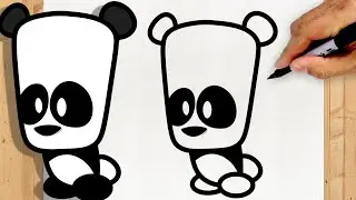 HOW TO DRAW OLLIE FROM SUSPECTS MYSTERY MANSION | Panda Suspects | Step by Step Simple and Easy