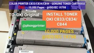 Replace OKI C833/C834/C844 color laser printer cartridge | 404 Not Found printer