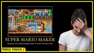 Geek Climbs Mount TROLLerest! Super Mario Maker 2