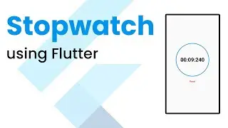 Simple Stopwatch using Flutter | Flutter Apps | Hindi