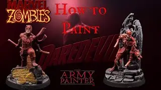 Fast and Easy way to Paint Daredevil from Marvel Zombies