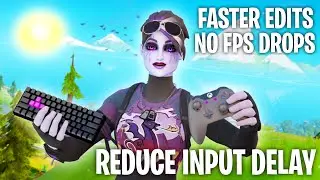 How To *REDUCE* Input Delay in Fortnite And Fix FPS Stutters Guide (CONTROLLER and KEYBOARD) 0 DELAY