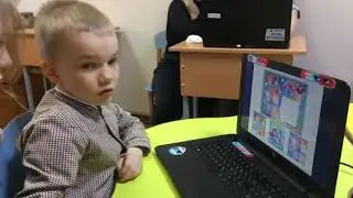 Занятие на компьютере в школе