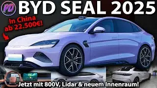 BYD SEAL 2025 - Das Facelift hat jetzt 800V, Lidar & neuen Innenraum!